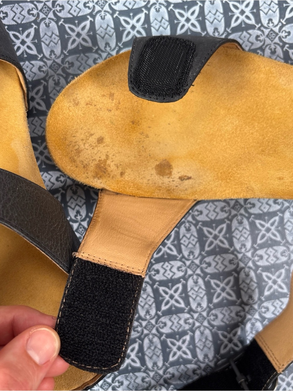 Dansko Tanya Women’s Casual Sandals, Size 38/7.5-8, Burnished Leather Black - Picture 6 of 16